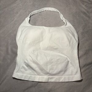 Chic White Halter Top